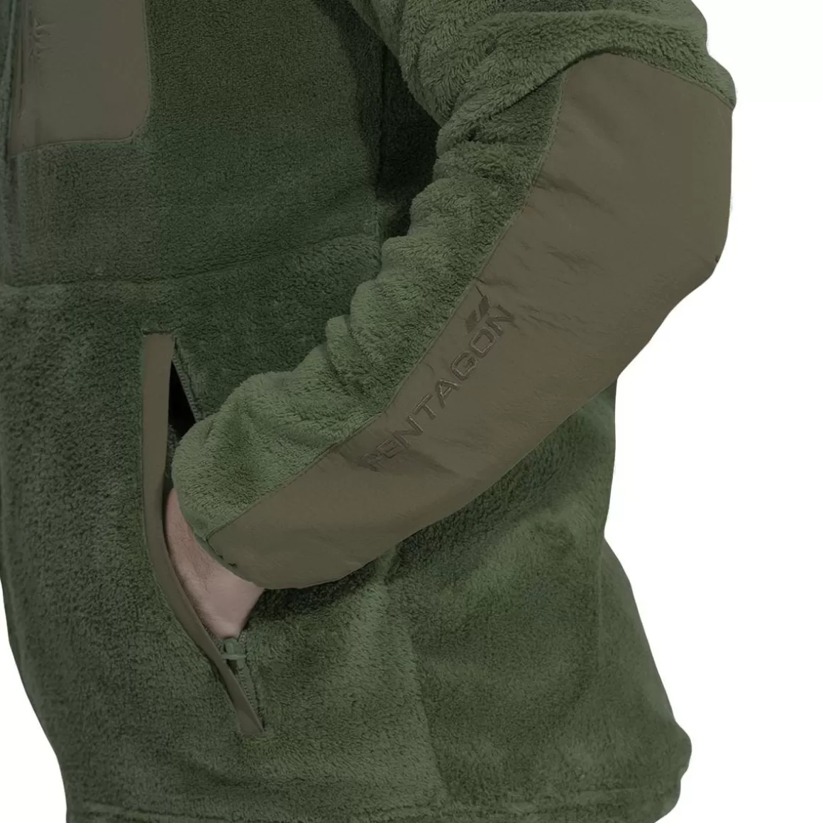 Pentagon Fleeces> Grizzly Full Zip Sweater Camo Green