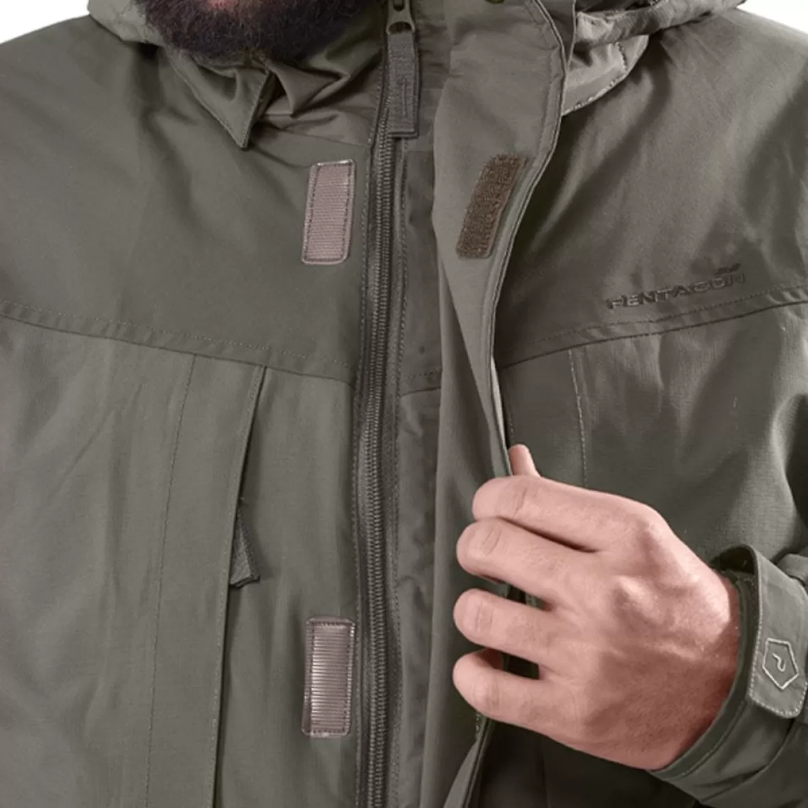 Helikon Waterproofs>Pentagon H.C.P. Parka Cinder Grey