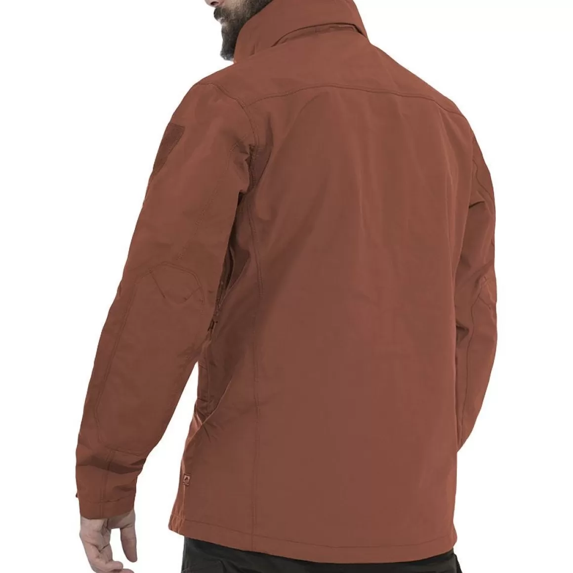 Helikon Waterproofs>Pentagon Hurricane Shell Jacket Maroon Red