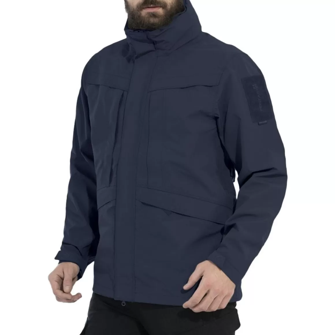 Helikon Waterproofs>Pentagon Hurricane Shell Jacket Midnight Blue