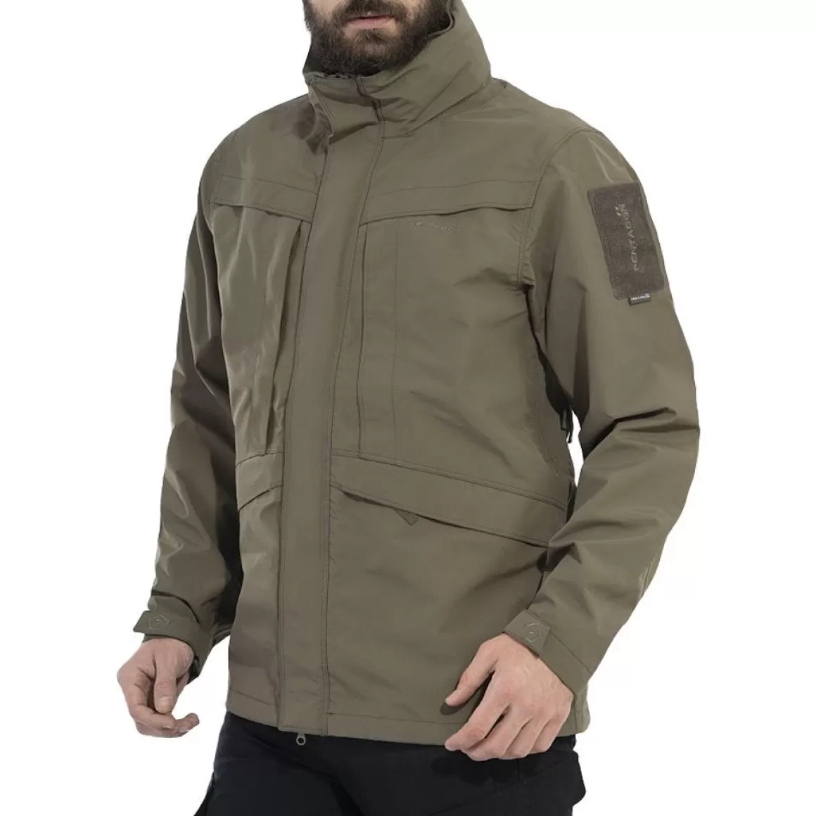 Flyye Industries Waterproofs>Pentagon Hurricane Shell Jacket Ral 7013