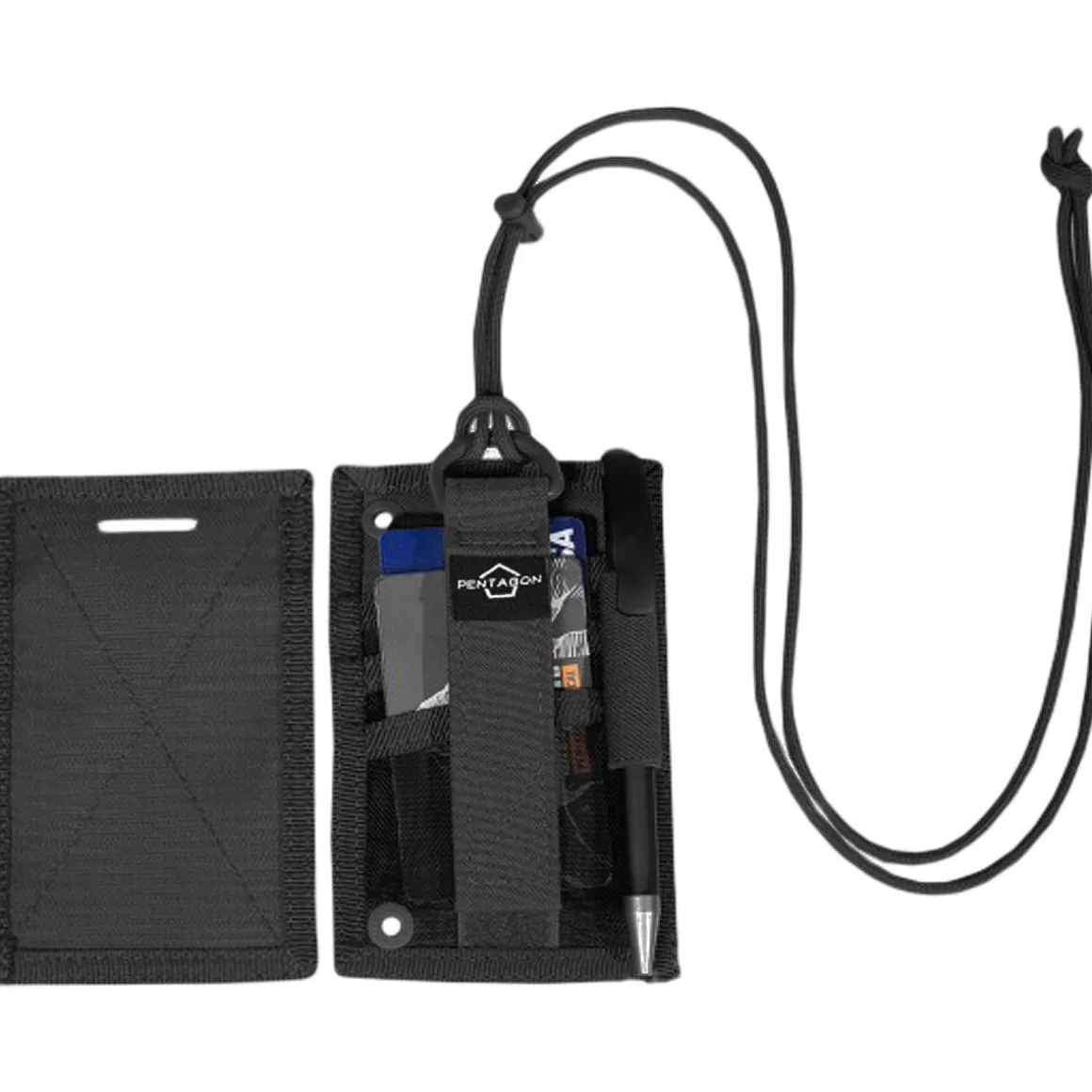 Pentagon Badges & Patches> Id Card Holder Black
