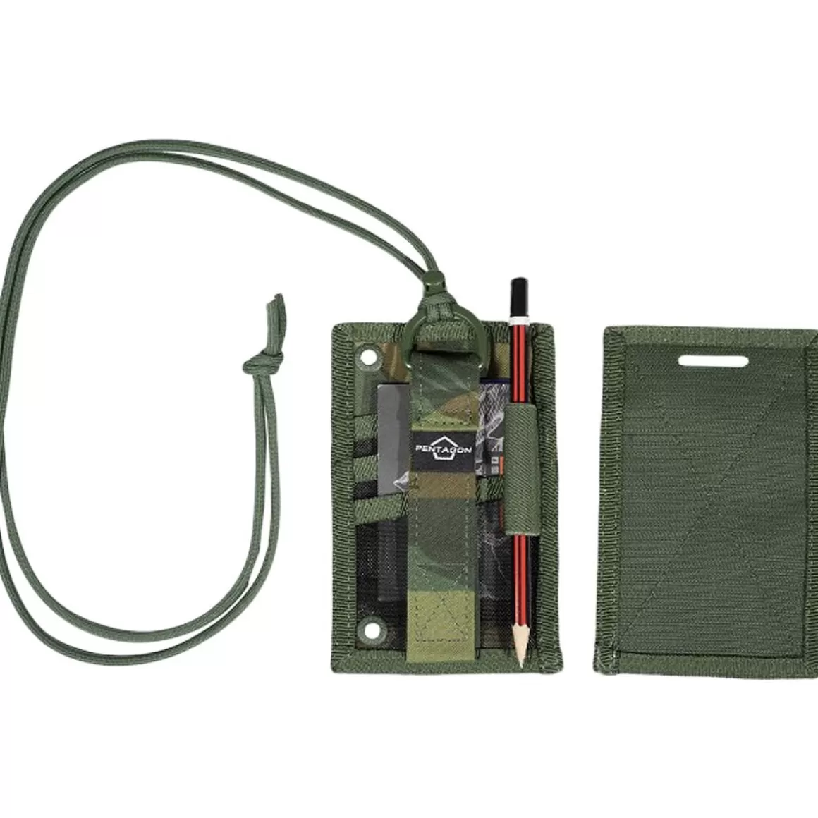 Pentagon Badges & Patches> Id Card Holder Greek Lizard Camo