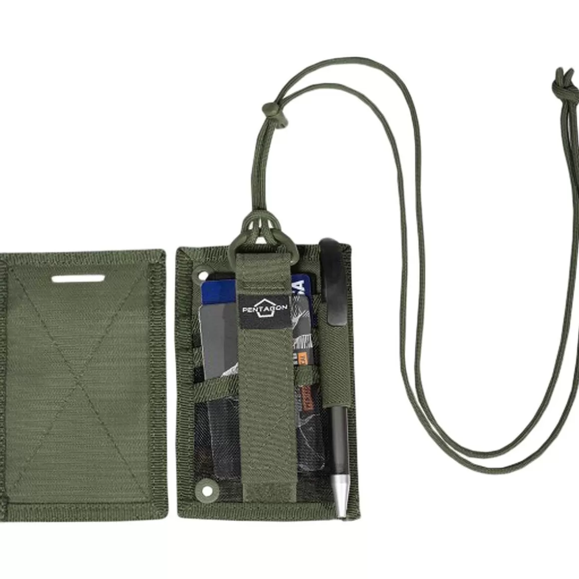 Pentagon Badges & Patches> Id Card Holder Olive