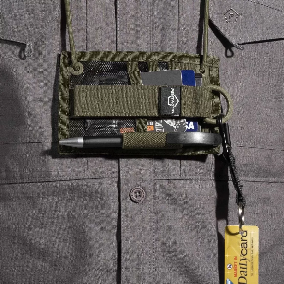 Pentagon Badges & Patches> Id Card Holder Ral 7013