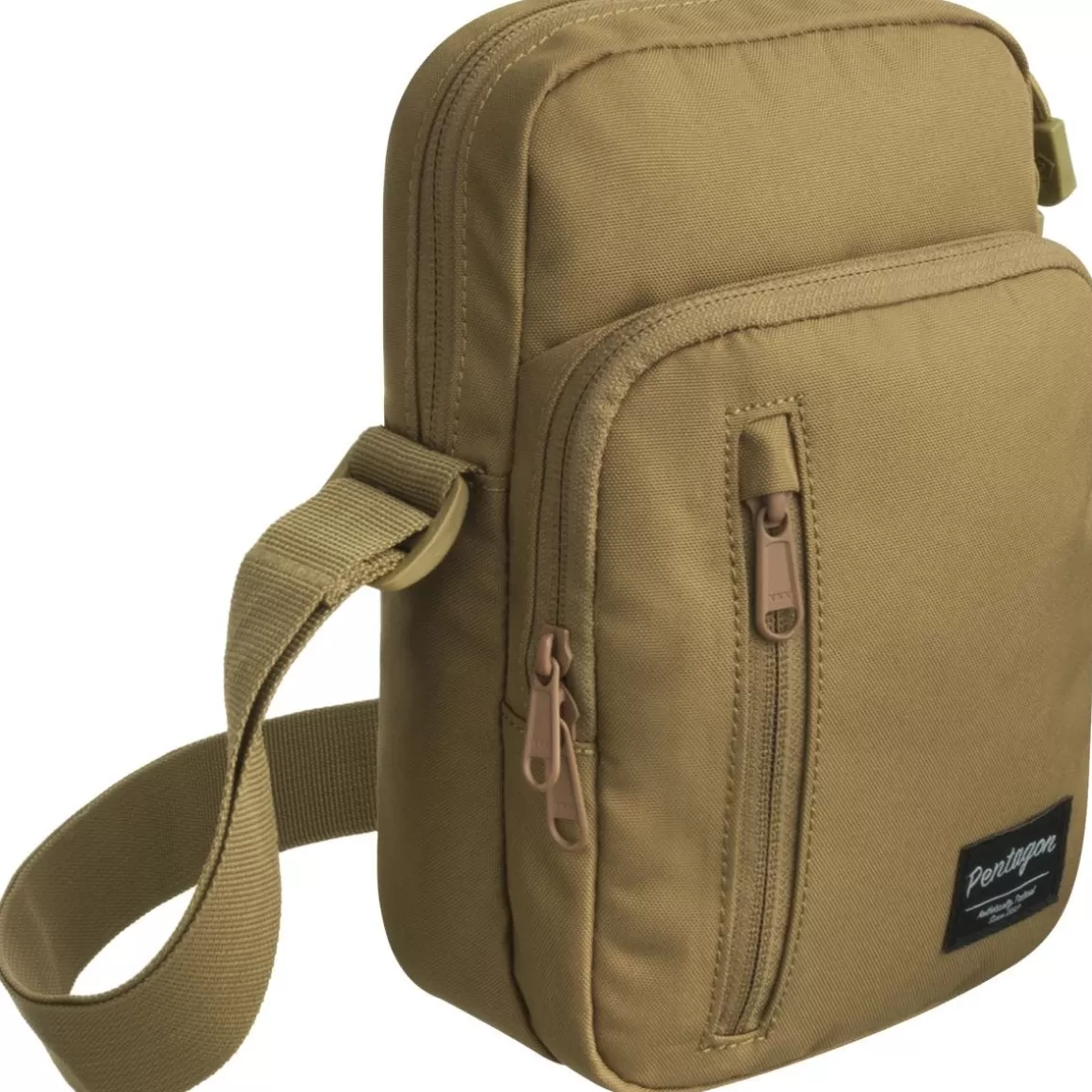 Pentagon Shoulder Bags> Kleos Messenger Bag Coyote