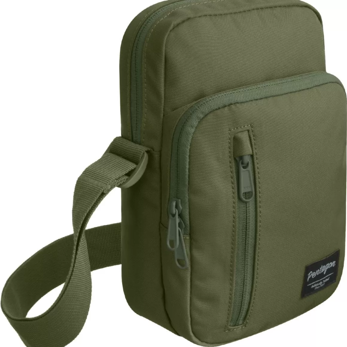 Pentagon Shoulder Bags> Kleos Messenger Bag Olive