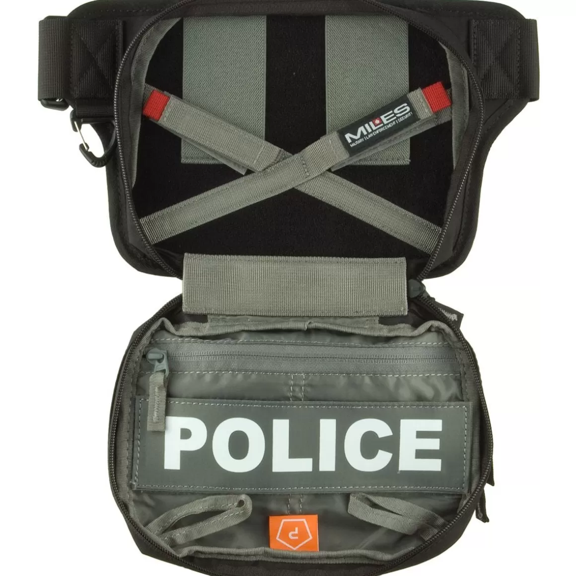 Pentagon Waist Packs> Runner Concealment Pouch Black