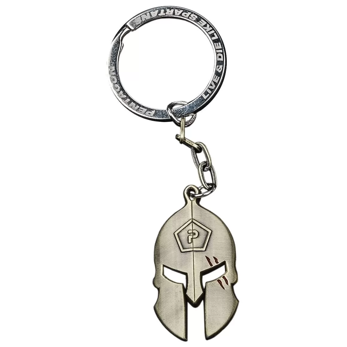 Pentagon Everything Else> Spartan Keyring Antique Brass