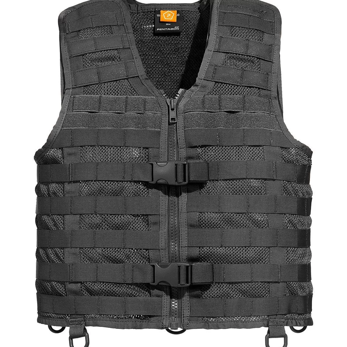 Pentagon Vests> Thorax 2.0 Molle Vest Black