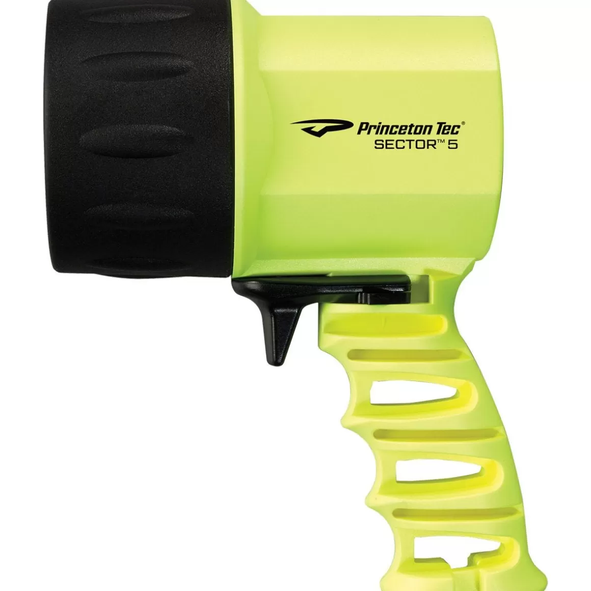 Princeton Tec Torches & Lighting> Sector 5 Hand Torch Neon Yellow