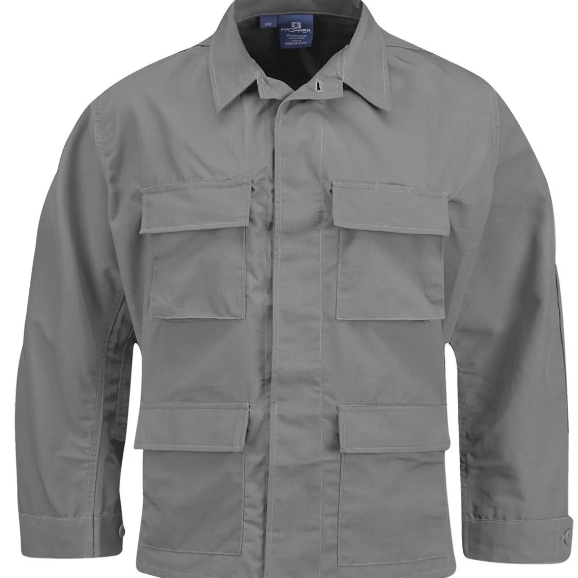 Flyye Industries Combat Uniforms>Propper Bdu Coat Polycotton Ripstop Grey