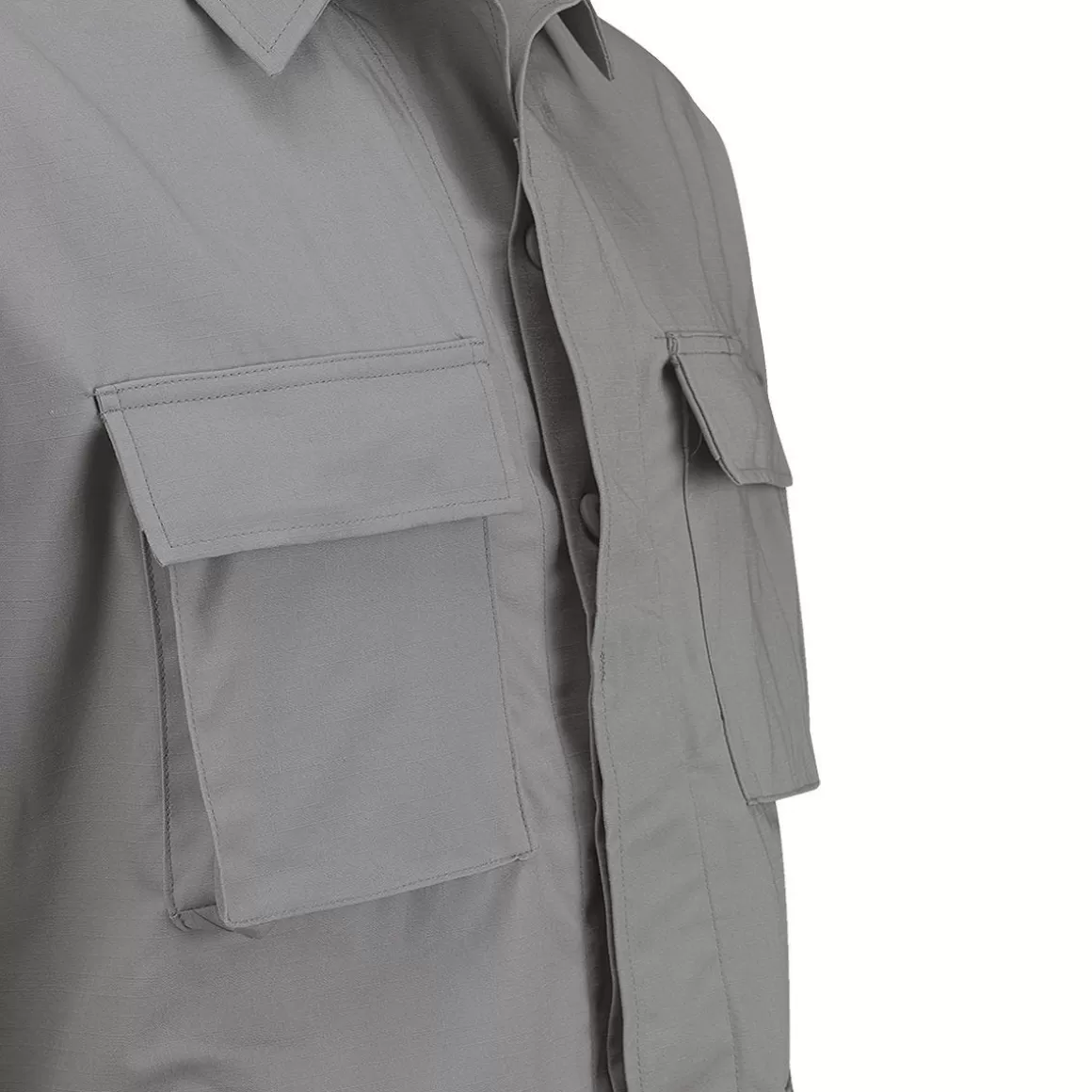 Flyye Industries Combat Uniforms>Propper Bdu Coat Polycotton Ripstop Grey