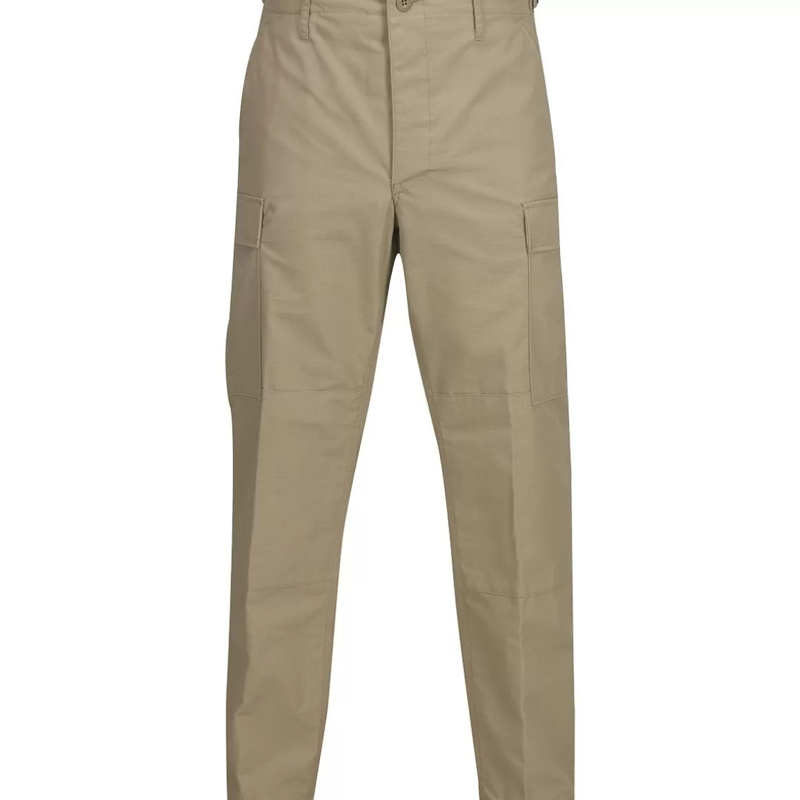 Viper Combat Uniforms>Propper Bdu Trousers Button Fly Polycotton Ripstop Khaki