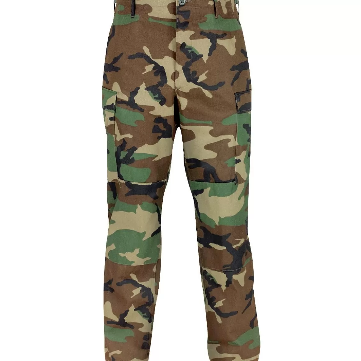 Pentagon Combat Uniforms>Propper Bdu Trousers Button Fly Polycotton Twill Woodland