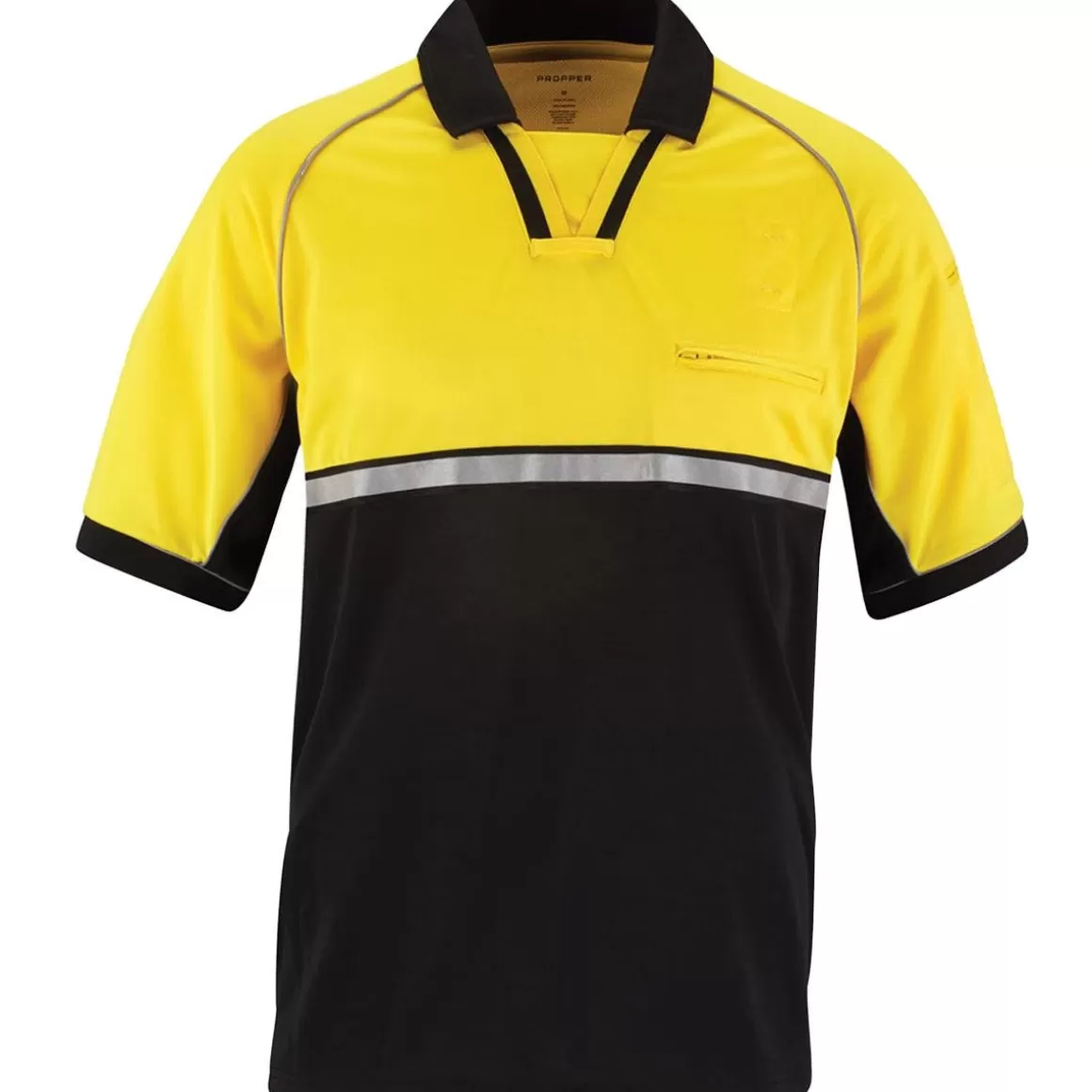 Propper T-Shirts & Vests> Bike Patrol Men's Polo Shirt Traffic Yellow