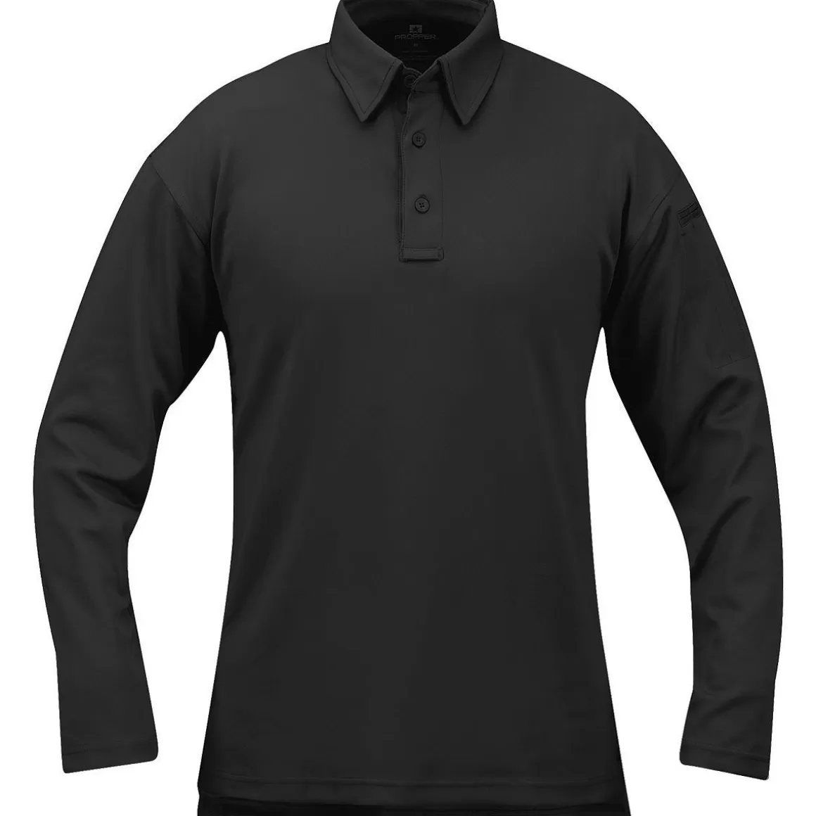 Propper T-Shirts & Vests> I.C.E. Men's Performance Long Sleeve Polo Black