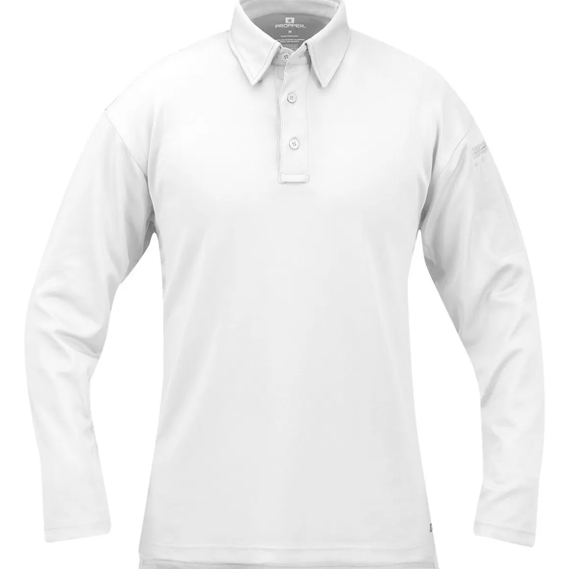 Propper T-Shirts & Vests> I.C.E. Men's Performance Long Sleeve Polo White