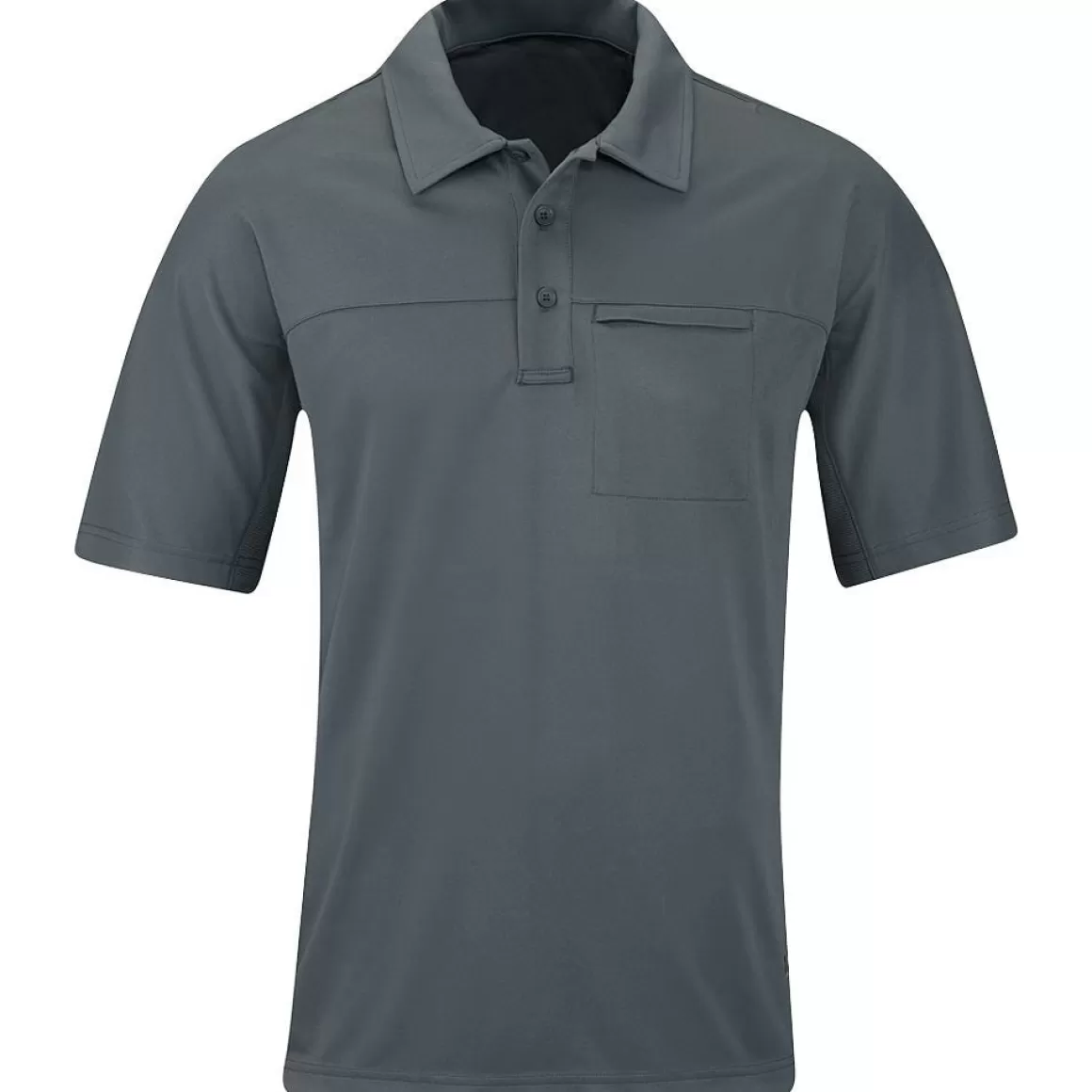 Propper T-Shirts & Vests> Men's Hlx Polo Short Sleeve Charcoal