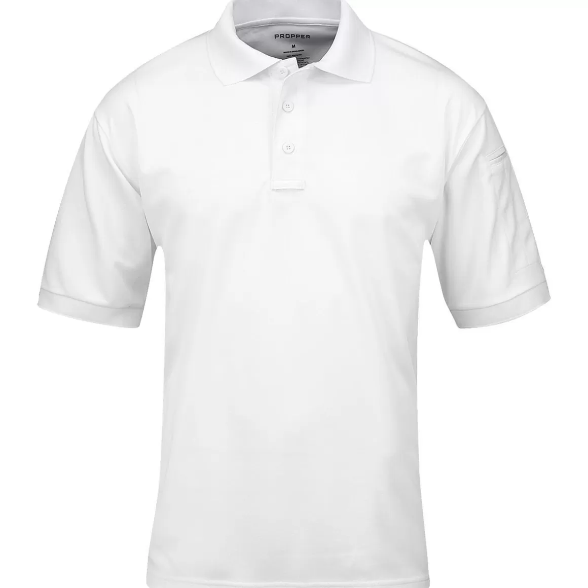 Propper T-Shirts & Vests> Men's Uniform Short Sleeve Polo White