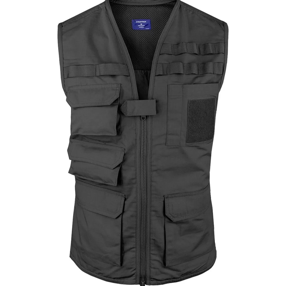 Propper Multipurpose Vests> Tactical Vest Polycotton Ripstop Black