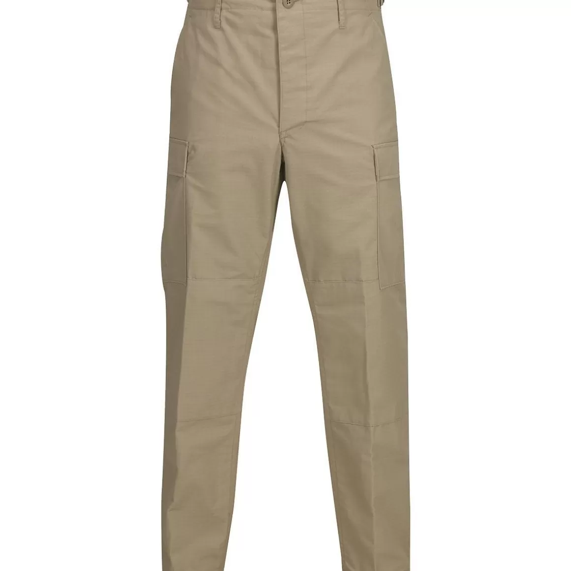 Mil-Tec Combat Uniforms>Propper Uniform Bdu Trousers Polycotton Ripstop Khaki