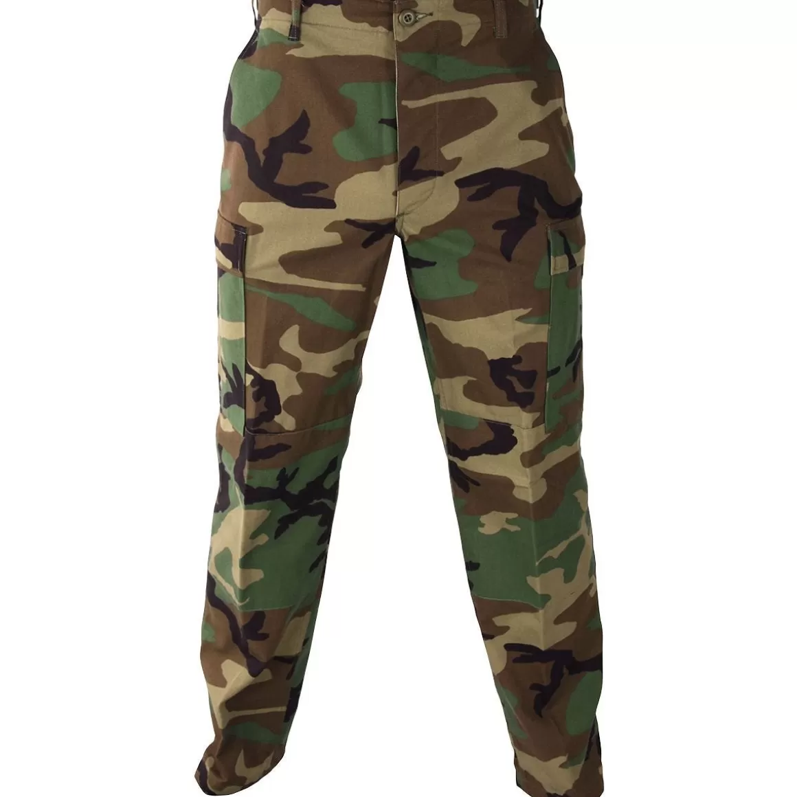 MFH Combat Uniforms>Propper Uniform Bdu Trousers Polycotton Ripstop Woodland