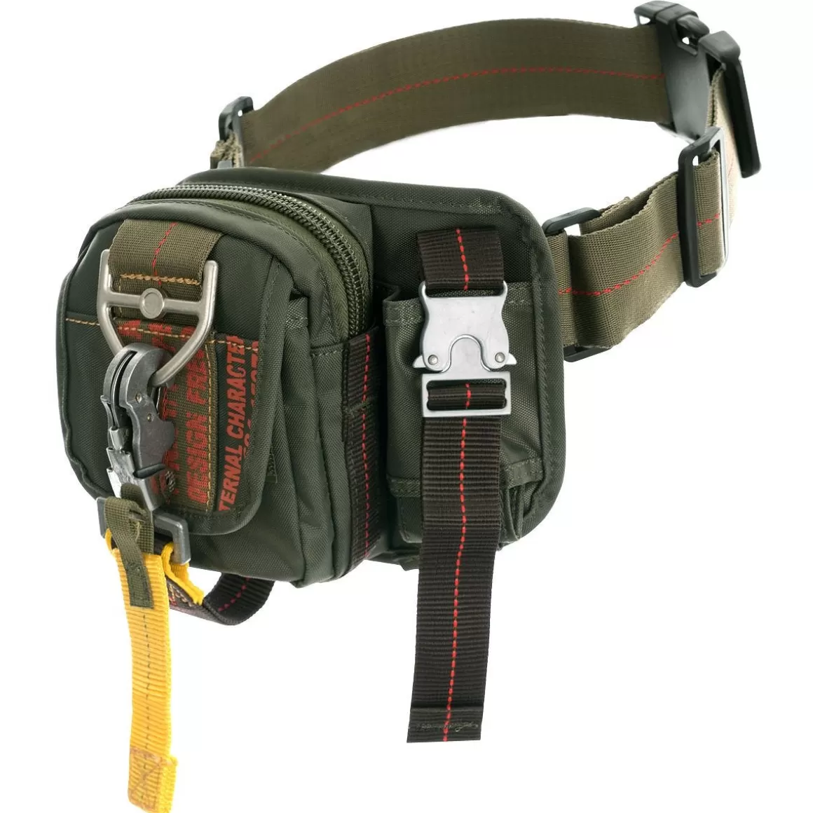 Pure Trash Waist Packs> Waist Bag With Carabiner Olive