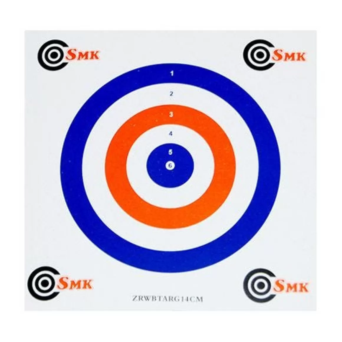 SMK Targets> Red White Blue 14Cm Paper Targets (100 Pack)