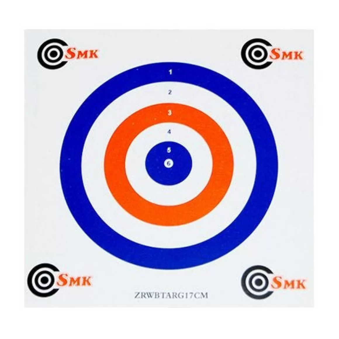 SMK Targets> Red White Blue 17Cm Card Targets (100 Pack)