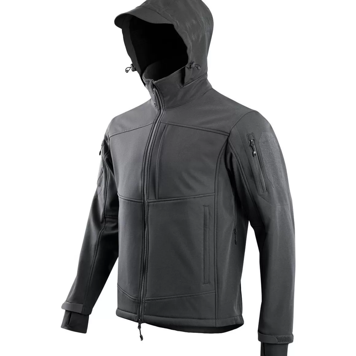 STOIRM Jackets & Coats> Tactical Softshell Jacket Dark Grey