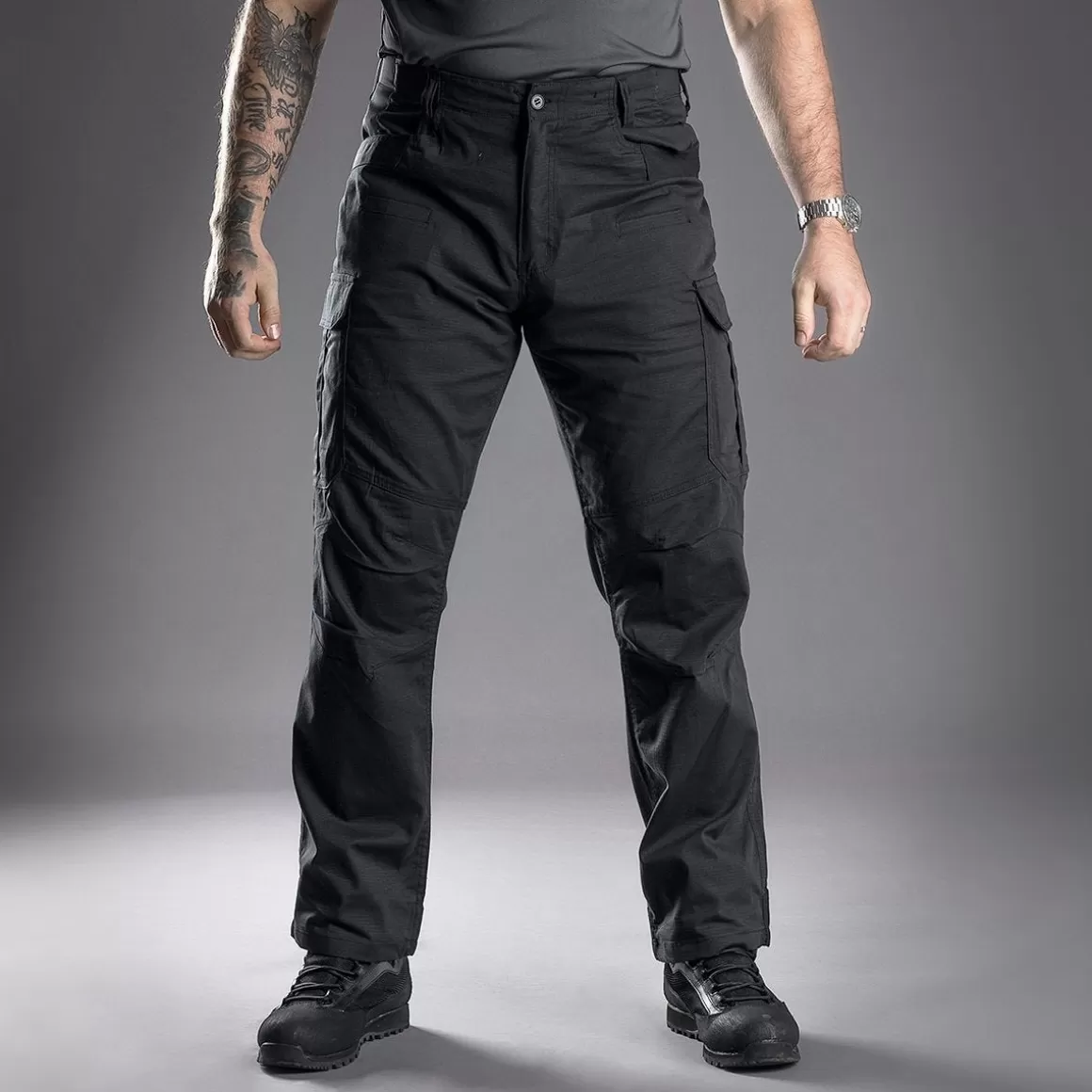 STOIRM Trousers> Tactical Trousers Black