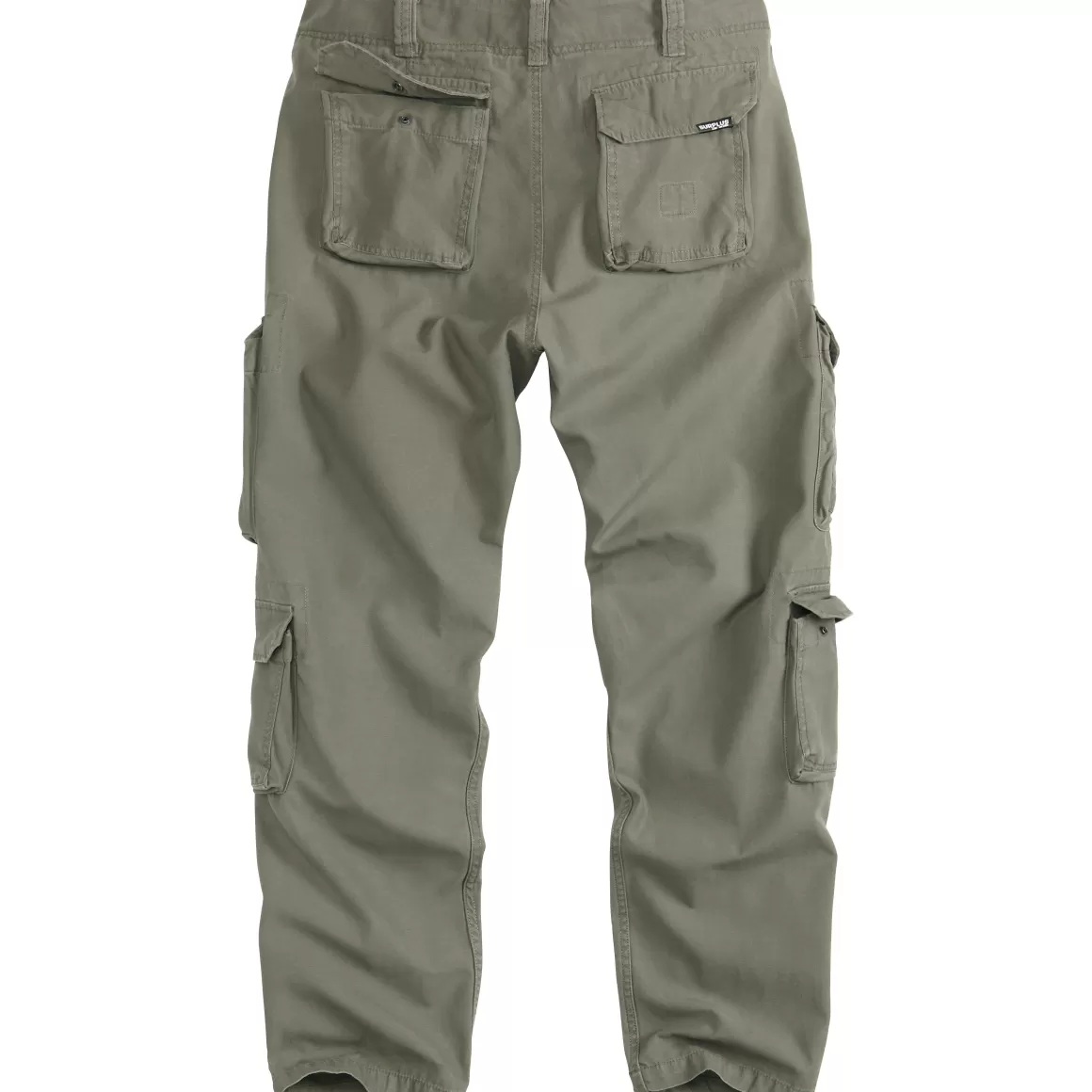 Surplus Trousers> Airborne Slimmy Trousers Olive Washed