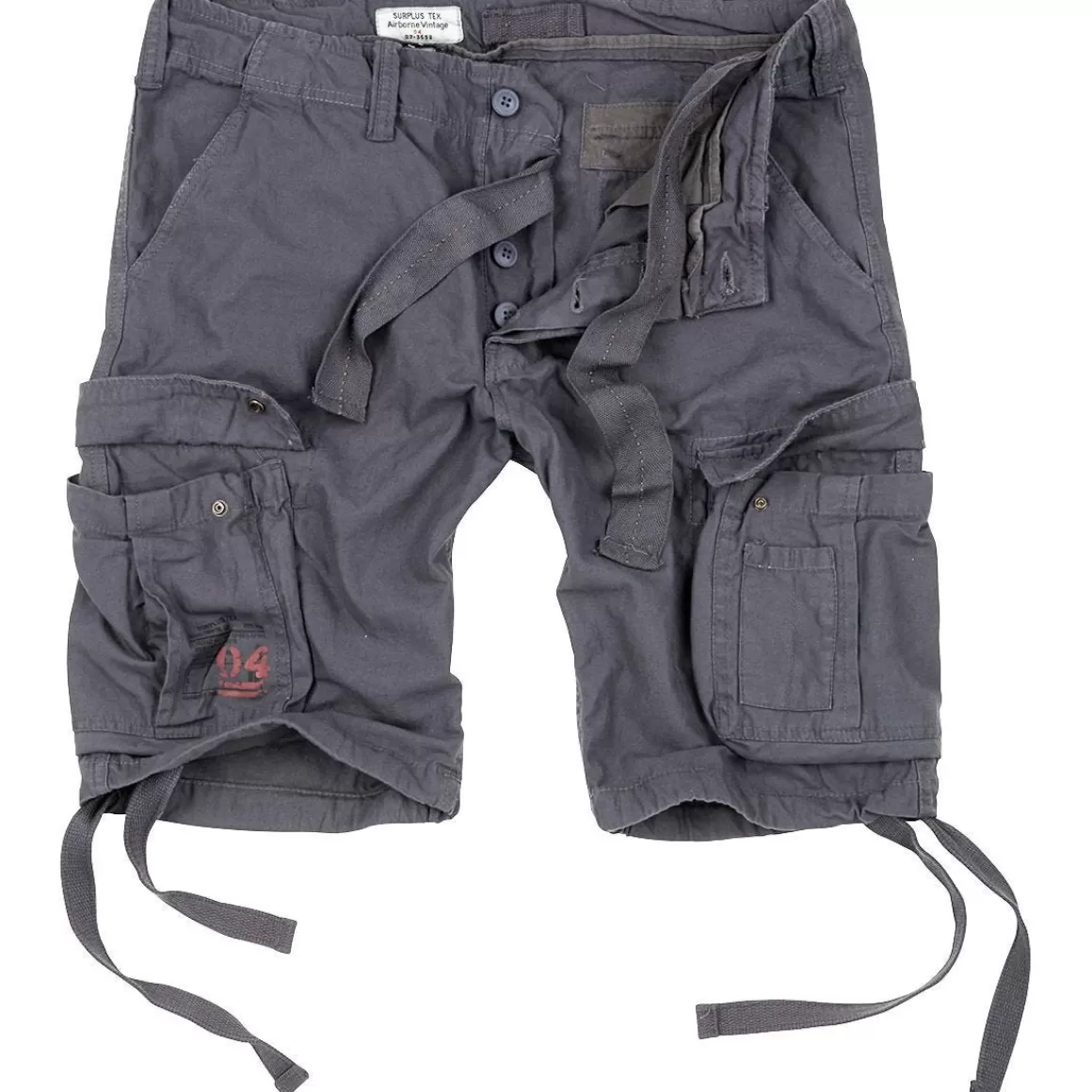Mil-Tec Shorts>Surplus Airborne Vintage Shorts Anthrazit