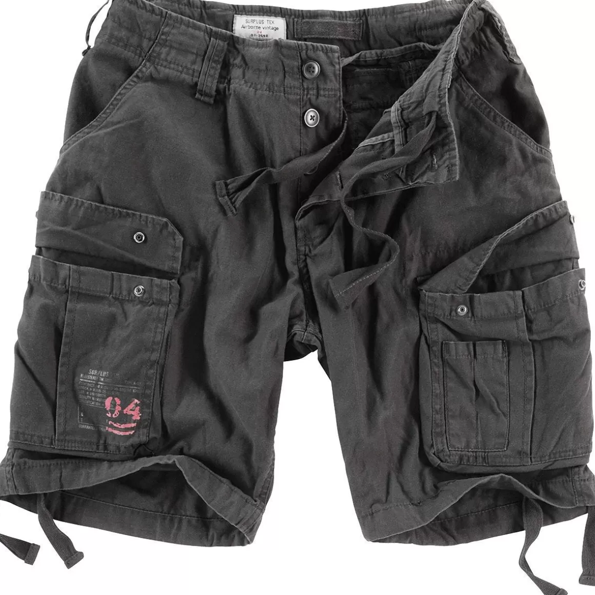 Propper Shorts>Surplus Airborne Vintage Shorts Washed Black