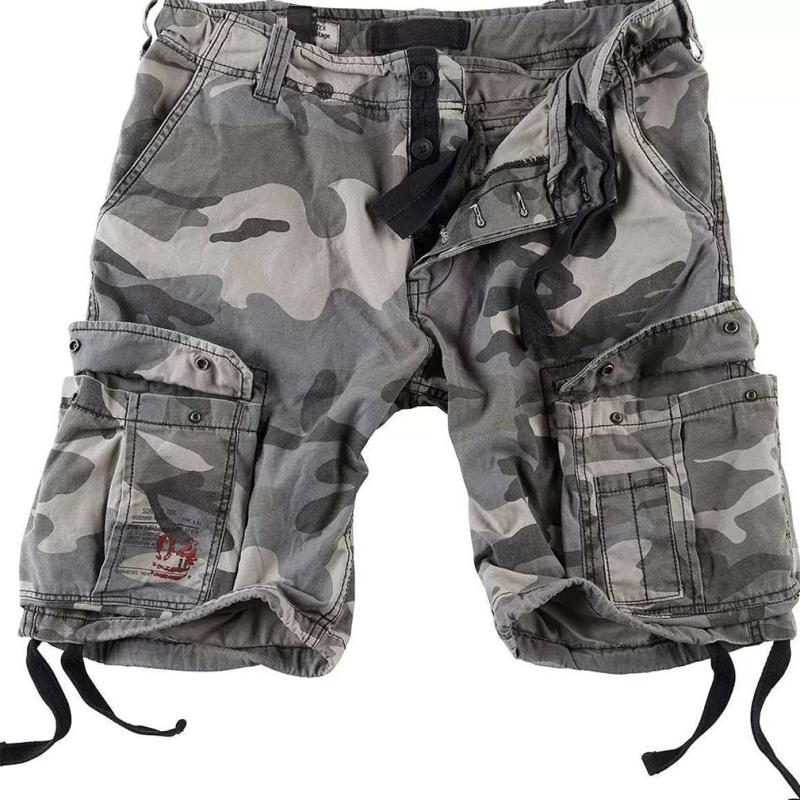 Flyye Industries Shorts>Surplus Airborne Vintage Shorts Washed Night Camo