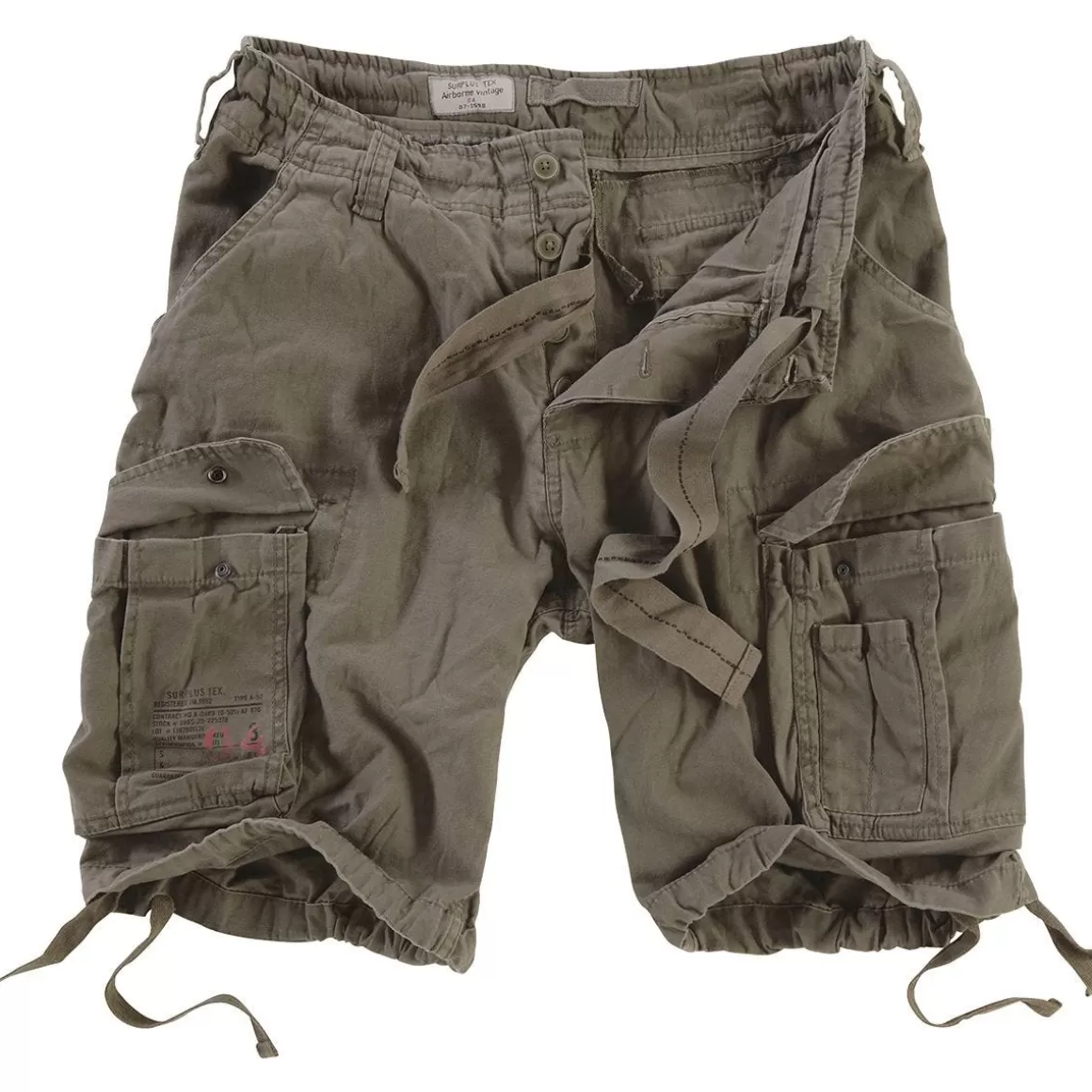 Propper Shorts>Surplus Airborne Vintage Shorts Washed Olive