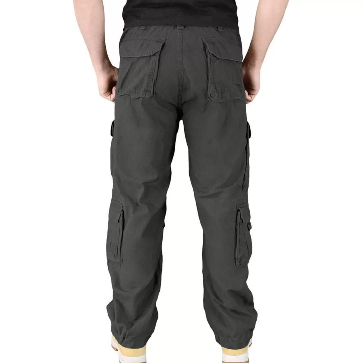 Surplus Trousers> Airborne Vintage Trousers Black