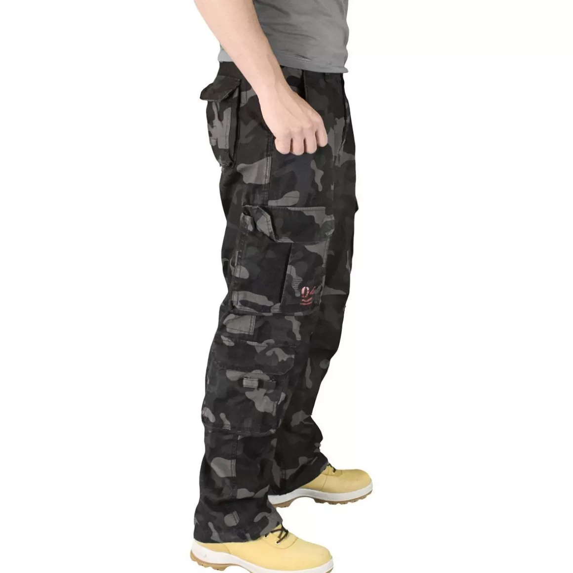 Surplus Trousers> Airborne Vintage Trousers Black Camo