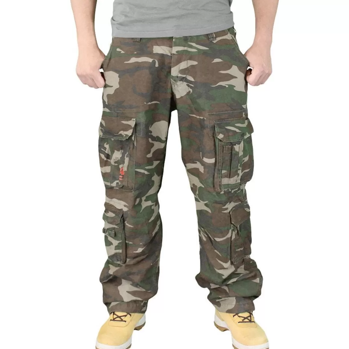 Surplus Trousers> Airborne Vintage Trousers Woodland