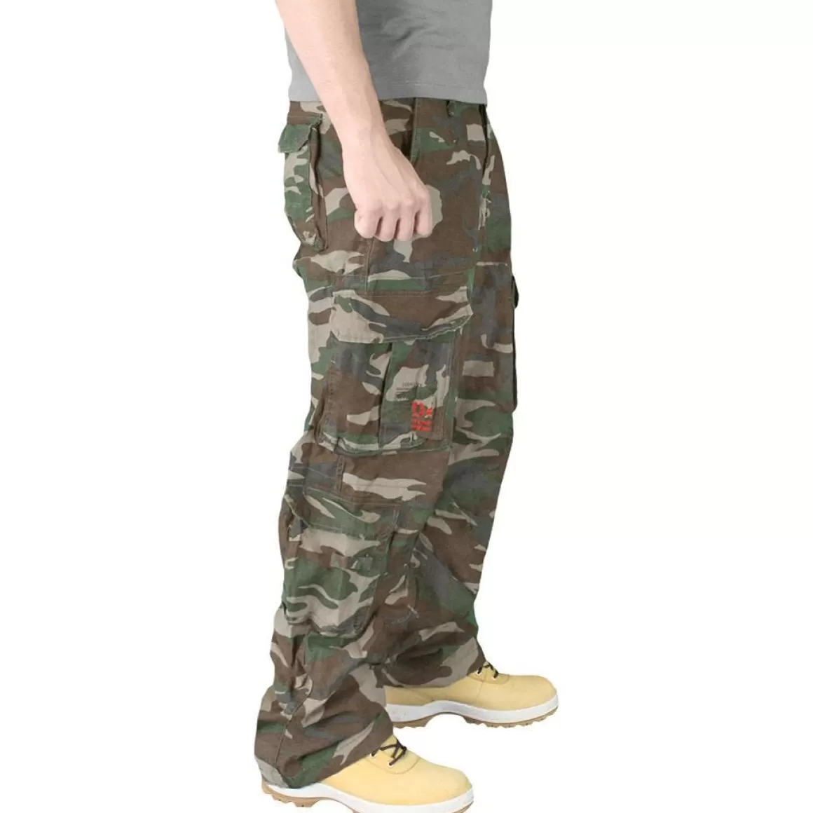 Surplus Trousers> Airborne Vintage Trousers Woodland