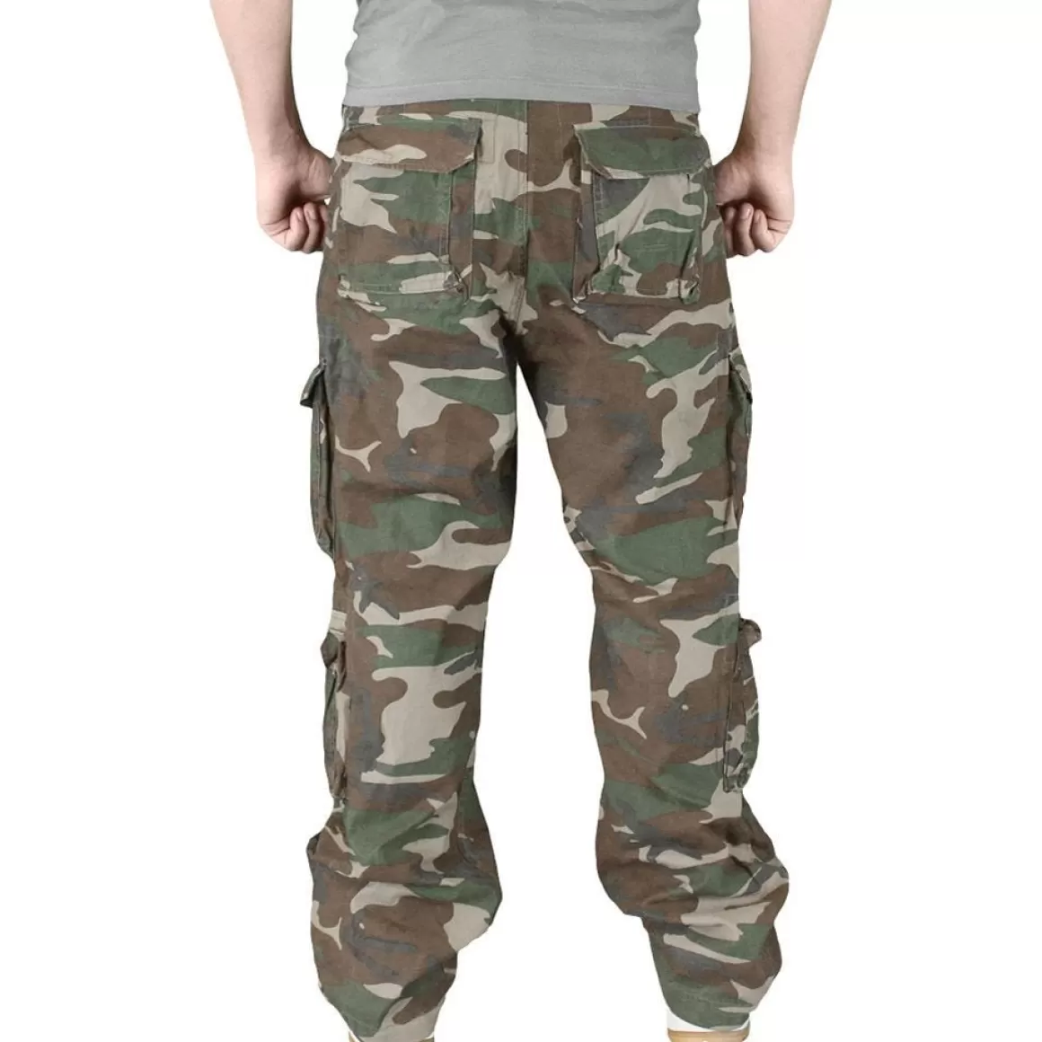 Surplus Trousers> Airborne Vintage Trousers Woodland
