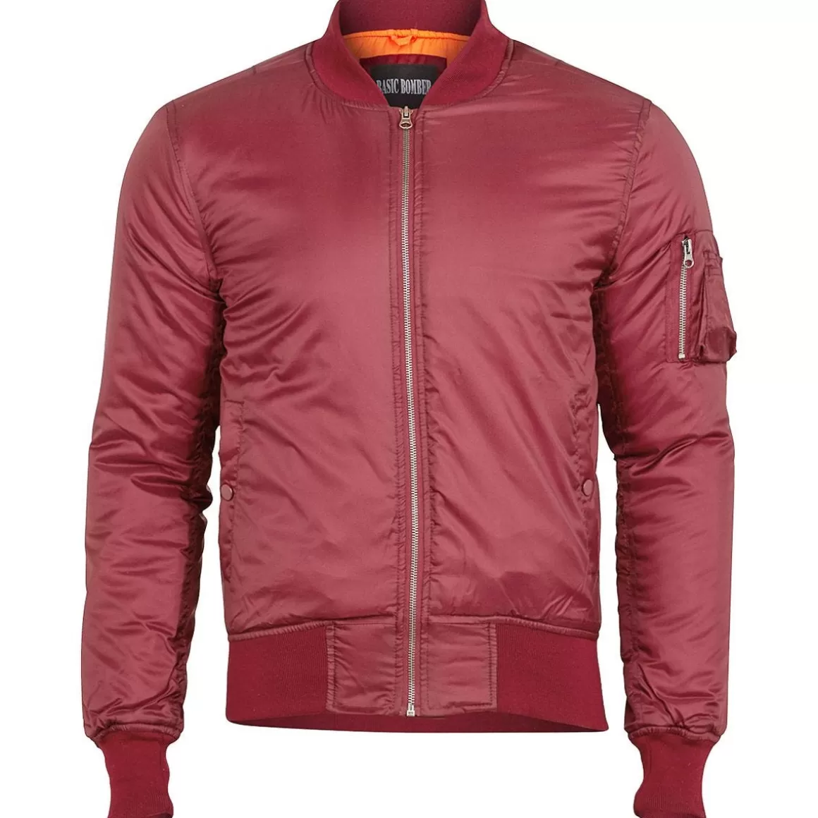 Surplus Jackets & Coats> Basic Bomber Jacket Bordeaux