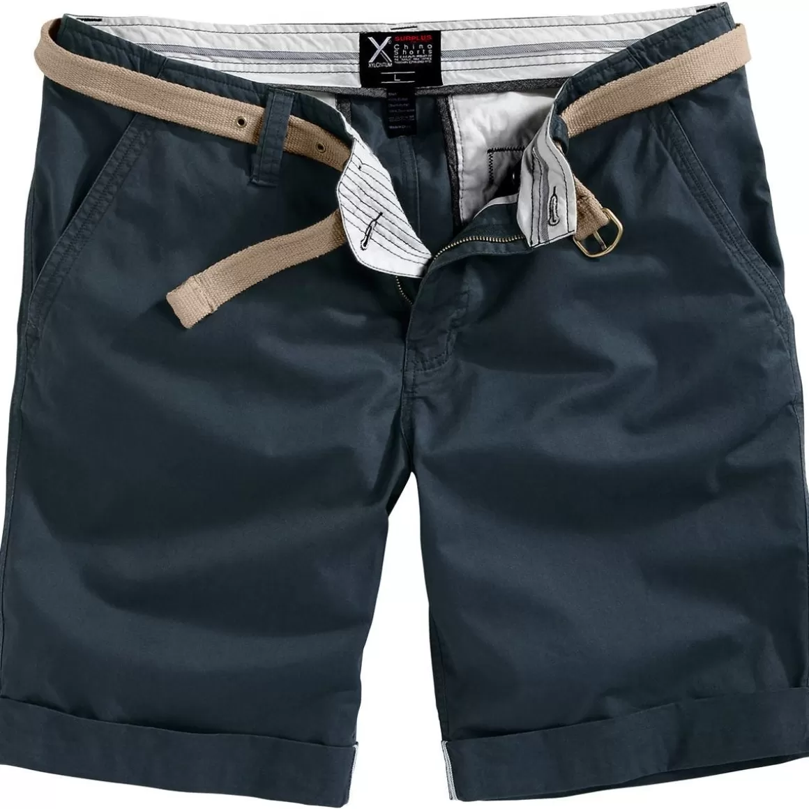 Flyye Industries Shorts>Surplus Chino Shorts Navy