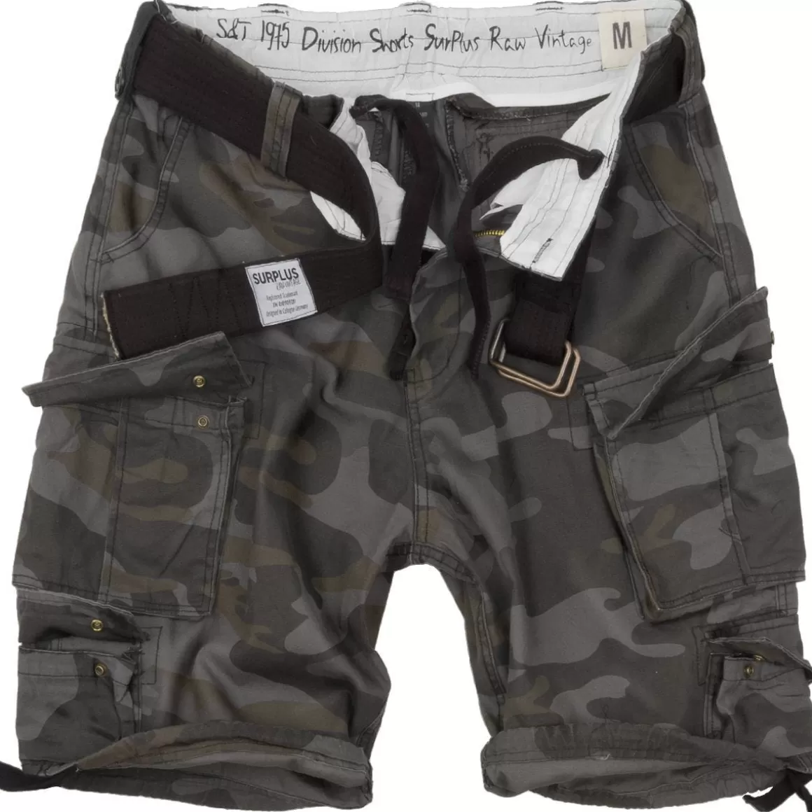 Flyye Industries Shorts>Surplus Division Shorts Black Camo