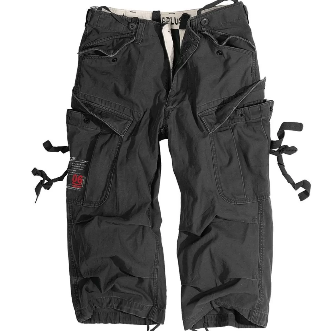 Flyye Industries Shorts>Surplus Engineer Vintage 3/4 Shorts Black