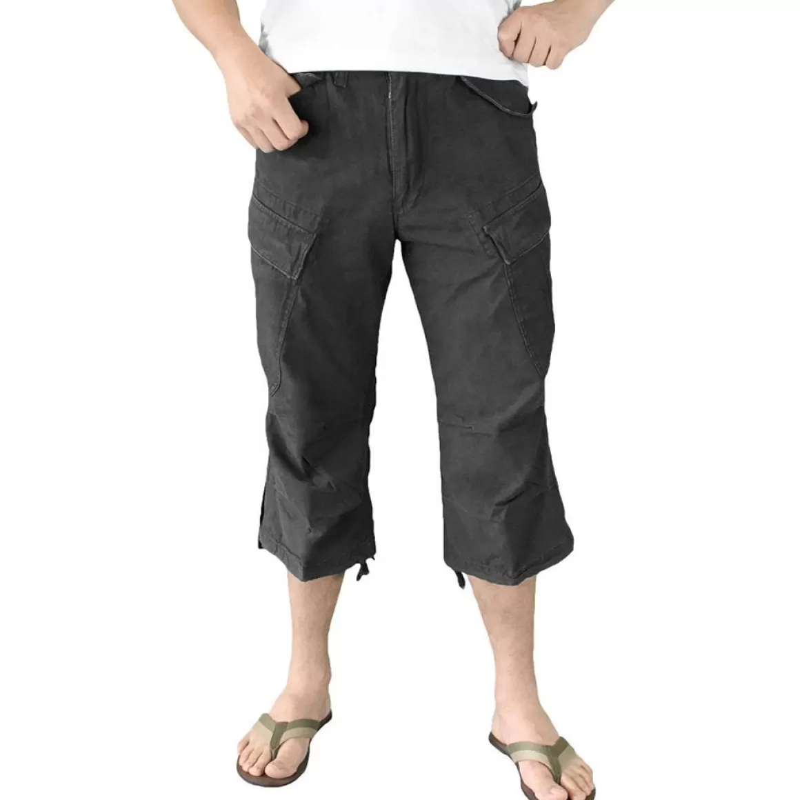 Flyye Industries Shorts>Surplus Engineer Vintage 3/4 Shorts Black