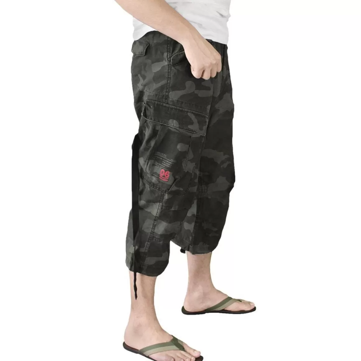 Flyye Industries Shorts>Surplus Engineer Vintage 3/4 Shorts Black Camo