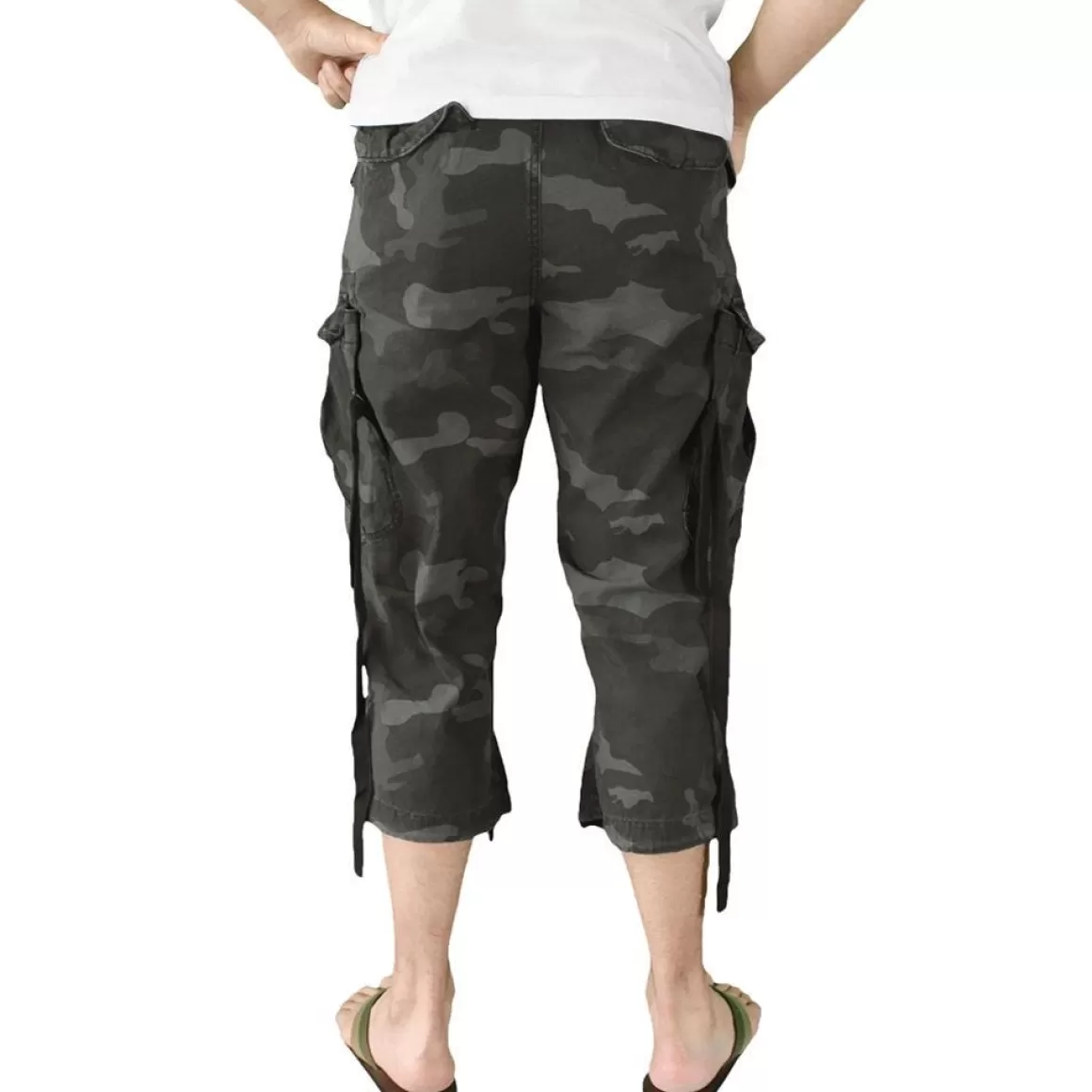 Flyye Industries Shorts>Surplus Engineer Vintage 3/4 Shorts Black Camo