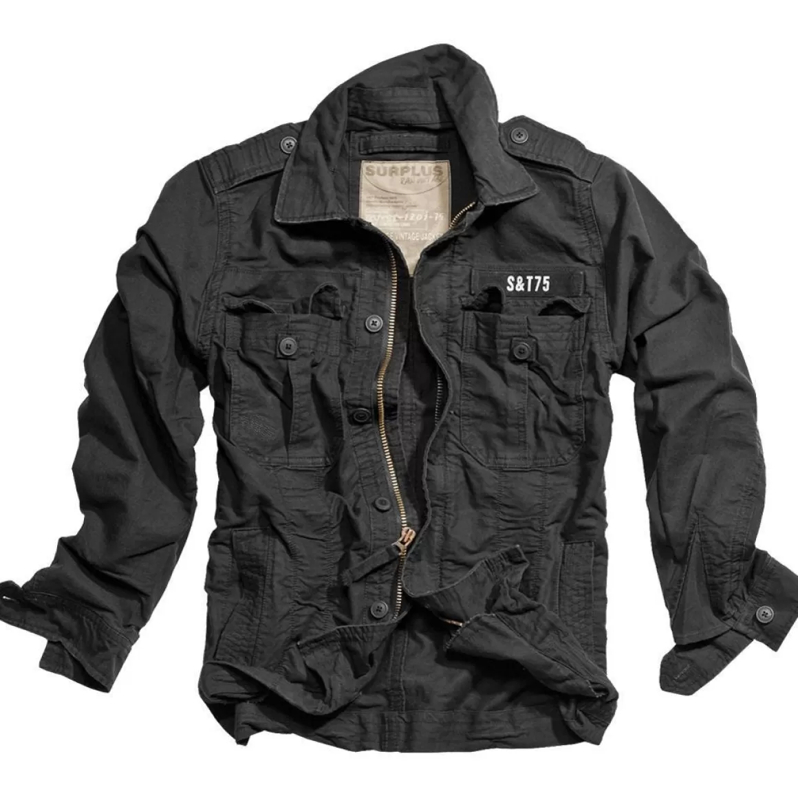Surplus Jackets & Coats> Heritage Vintage Jacket Black